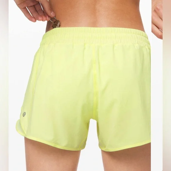 #151 Lululemon Hotty Hot Short II *Long 4Florid Flash Sz 10Tall